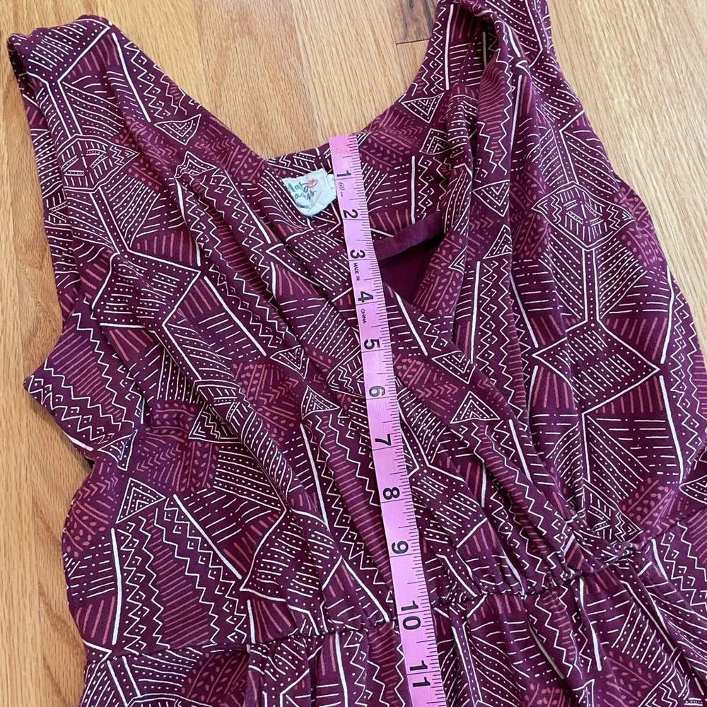 Mata Traders Women's Geometric Maxi Dress S Boho Fair Trade Hippie Babydoll Soft - Picture 9 of 11